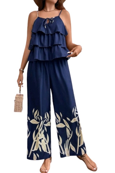 Compleu dama elegant, Albastru