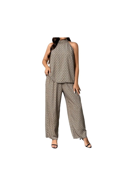 Compleu dama pantalon top 1141, Bej