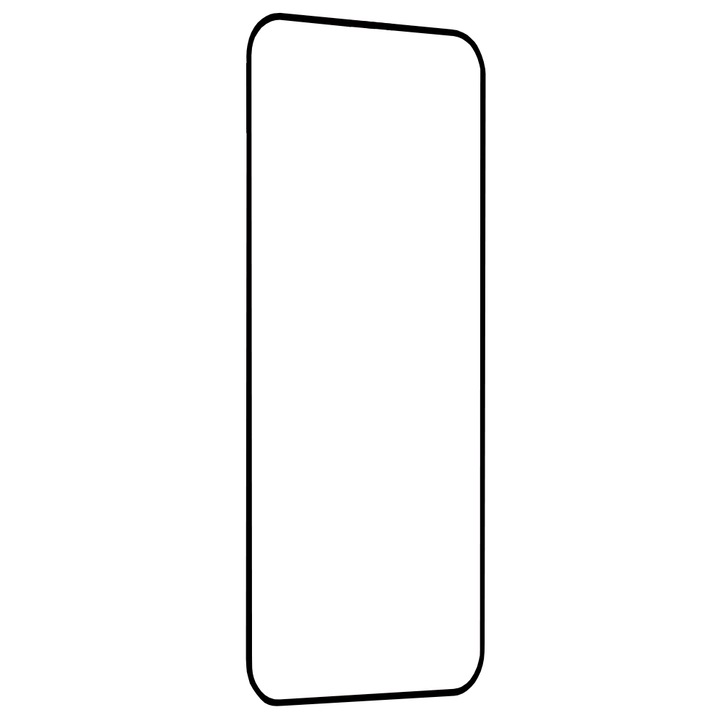 Védőfólia iPhone 15 Pro Max készülékhez, 111D Full Cover/Full Glue Glass, L856, Fekete