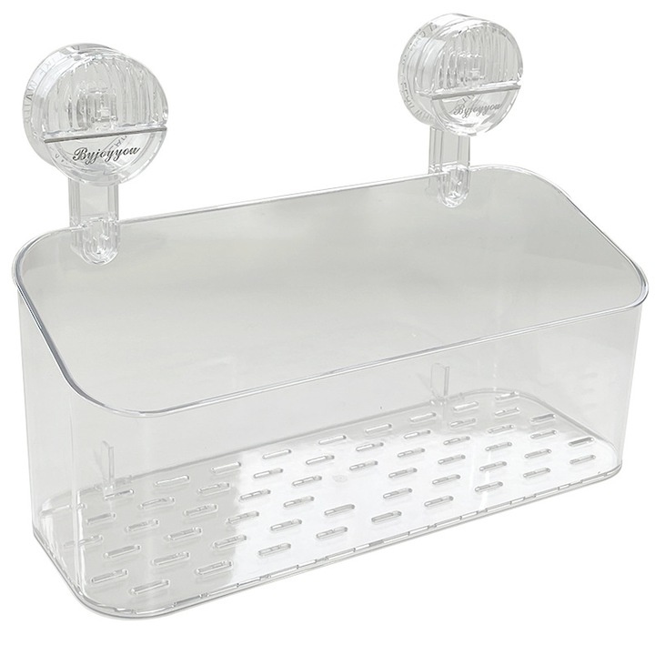 Raft de baie cu ventuza, transparent