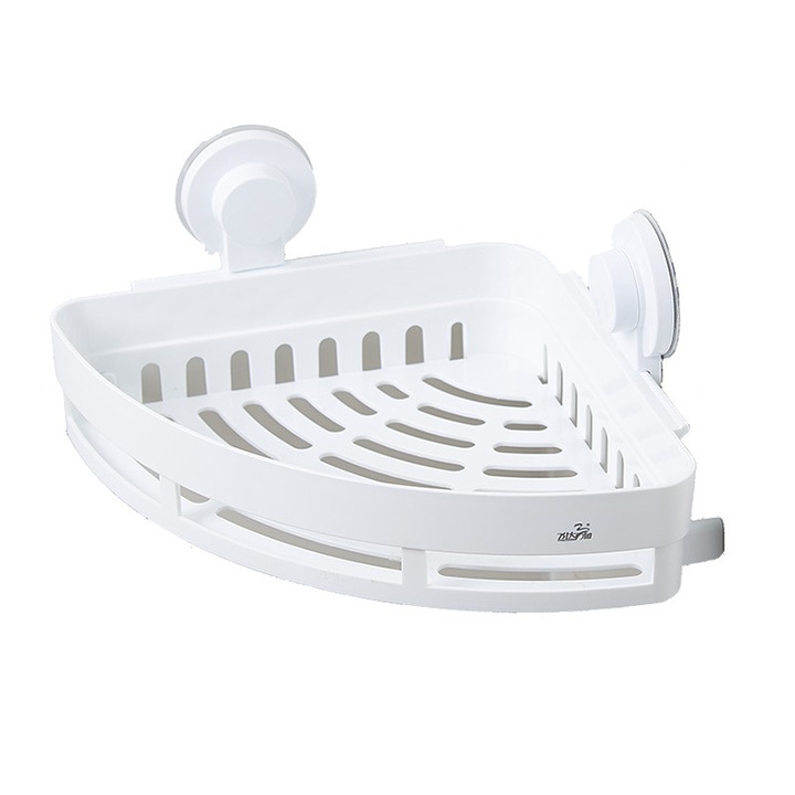 Raft de colt de baie cu ventuza de aspiratie, suspendabil, bucatarie de baie