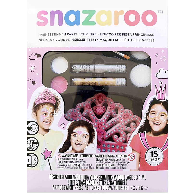 Комплект бои за лице Snazaroo, PRINCESS PARTY - eMAG.bg