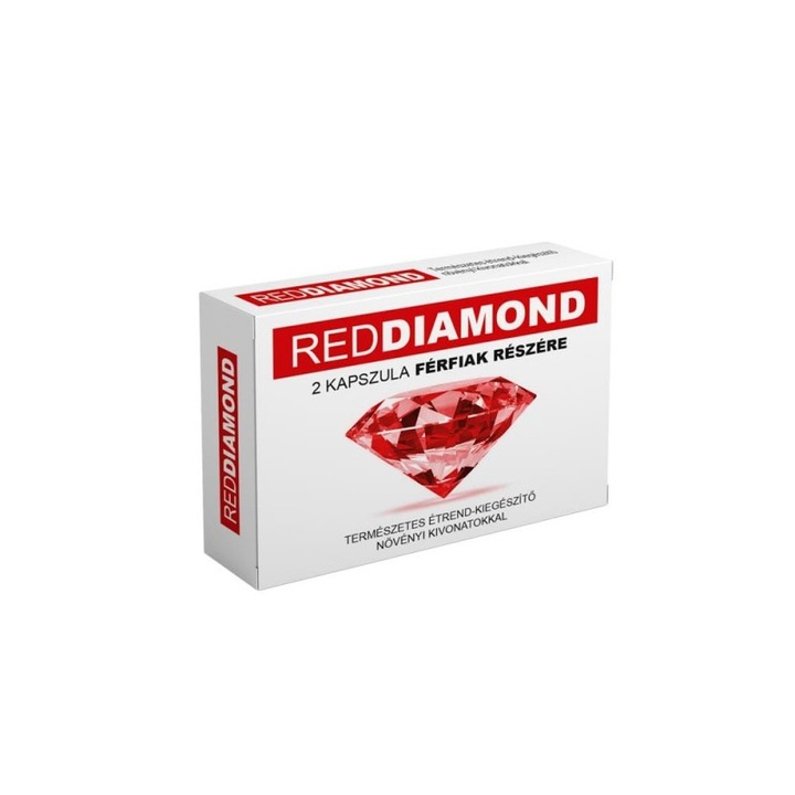 Supliment pentru imbunatatirea potentei, Red Diamond, 2 Capsule