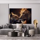 Tablou Canvas, Leu si Leoaica, 70x100 cm