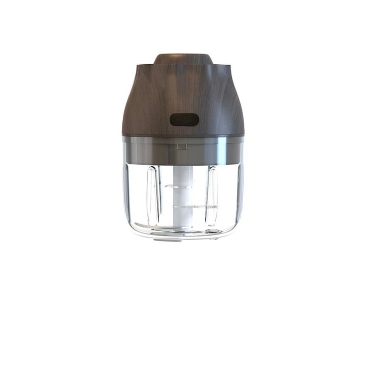 Tocator multifunctional cu 4 lame, Merystyle, Plastic/Otel, Rosu/Negru