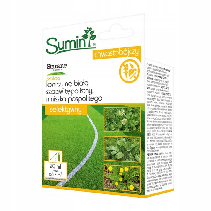 Ierbicid selectiv pentru gazon Sumin Starane 260 EW, combatere buruieni dicotiledonate, 20ml
