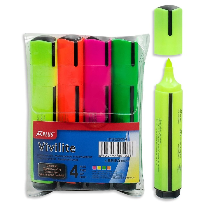 Beifa, Vivilite, 4 db-os marker készlet, Többszínű