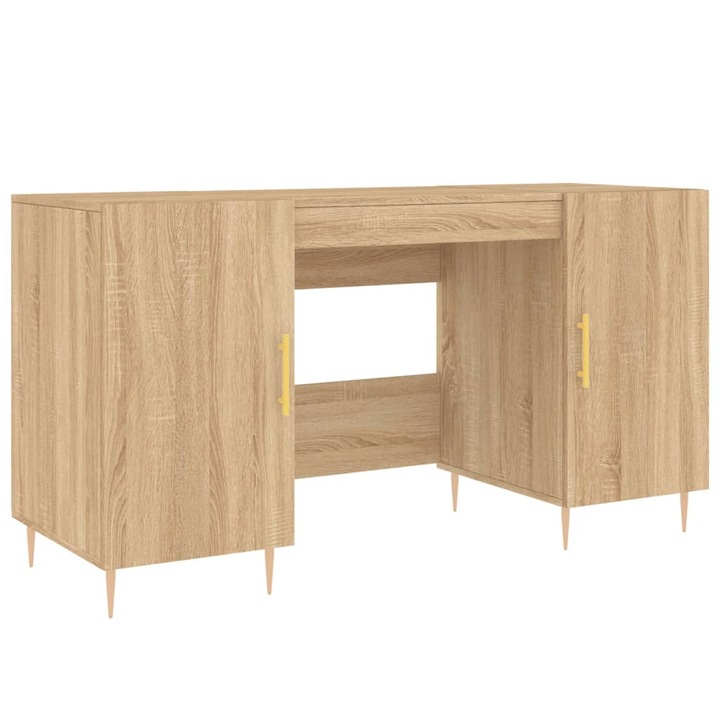 Birou, VidaXL, 140 x 50 x 75 cm, Bej