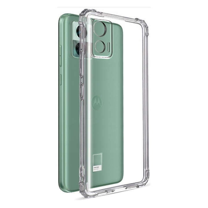 Motorola Edge 30 Neo kompatibilis szilikon hátlaptok, erősített sarkokkal, átlátszó, Anti Shock, 1,5mm