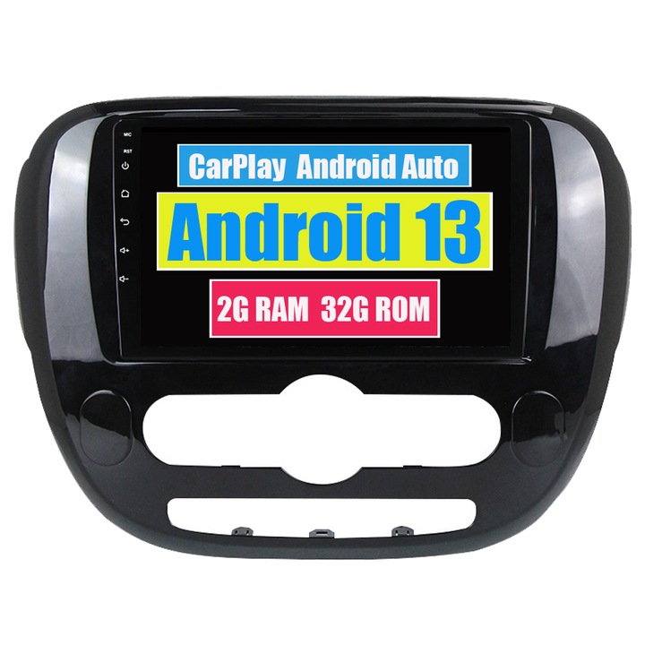 GPS-navigáció Kia Soul 2 PS-hez 2013 - 2019 CarPlay Android Auto Stereo Radio Bluetooth 2GB RAM, 32GB ROM