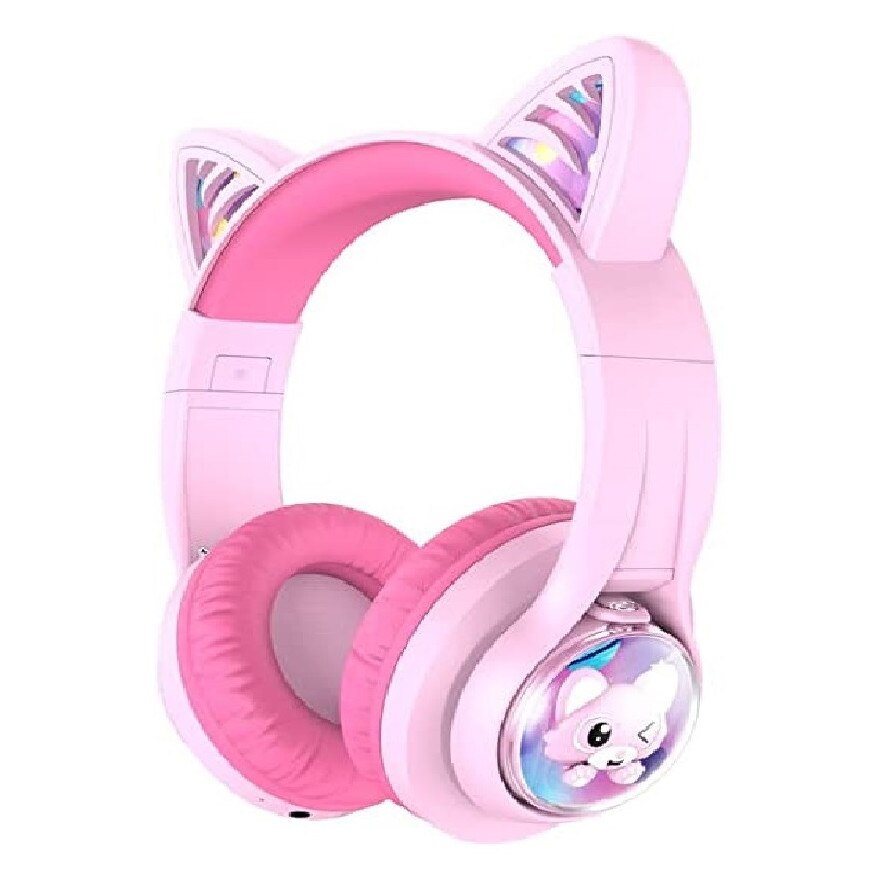 Casti Audio Wireless Cat Ear Mewow, Pentru Copii, Bluetooth 5.2
