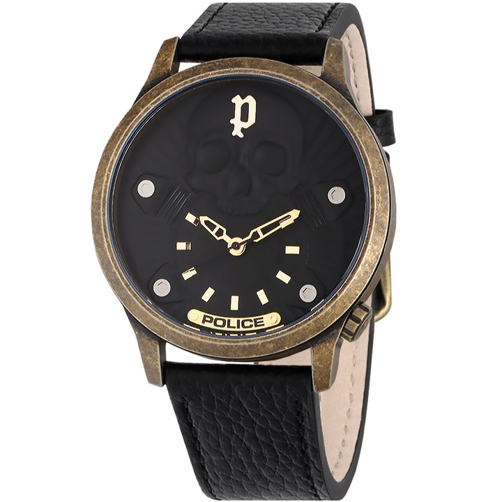 Мъжки часовник Police PEWJA2227702, Кварц, 44mm, 3ATM