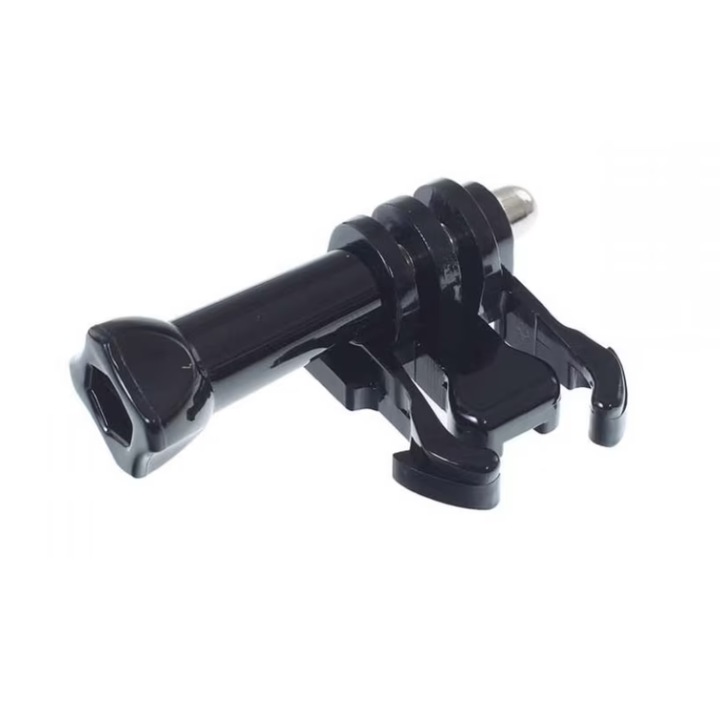 Adaptor/Clema de prindere / fixare quick-release, "QR Buckle" impreuna cu surub, compatibila cu GoPro Hero 1 2 3 + 4 5 6 7 8 9 10 11 12 Session Mini Max Fusion, insta360 One X Go, SJcam, DJI Action, Universal