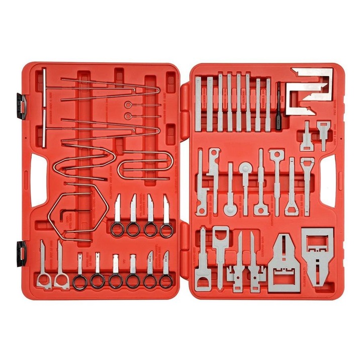 Set extractoare radio auto, 52 piese Yato YT-0838