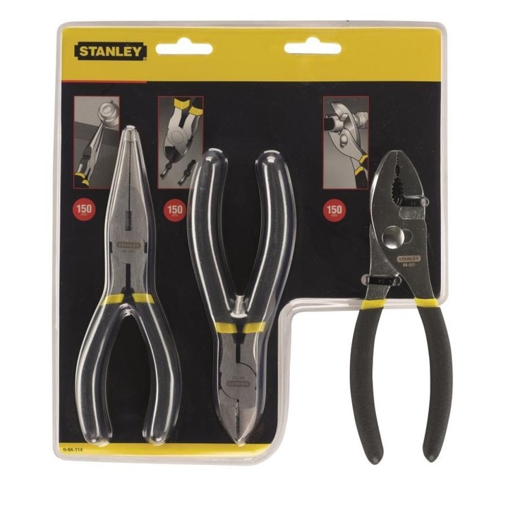 Stanley fogó készlet 3 db 150 mm