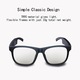 Ochelari de soare smart polarizati, Bluetooth V5.0, Preluare Apeluri Telefonice, Microfon, Difuzor, Autonomie 4 H, Standby pana la 100h, Rezistenti la apa, Negru