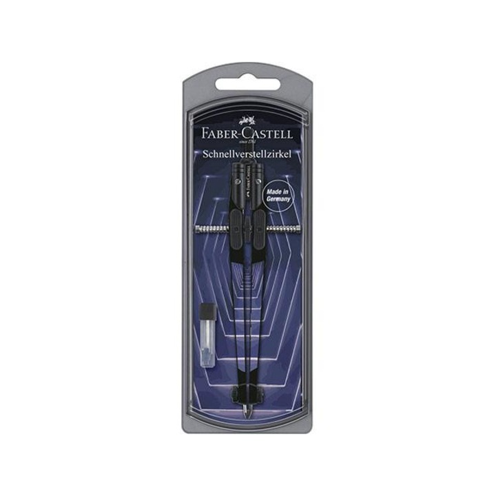 Faber-Castell 5744531 Faber-Castell: Körző készlet gyorsállítóval - Jövőbe dizájn