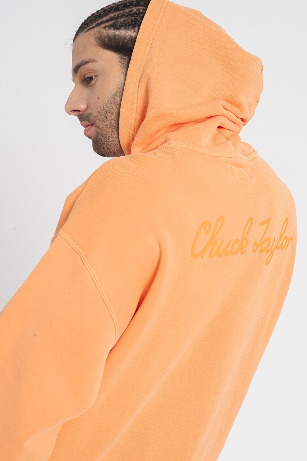 Converse, Hanorac lejer unisex Chuck, Portocaliu, S - eMAG.ro