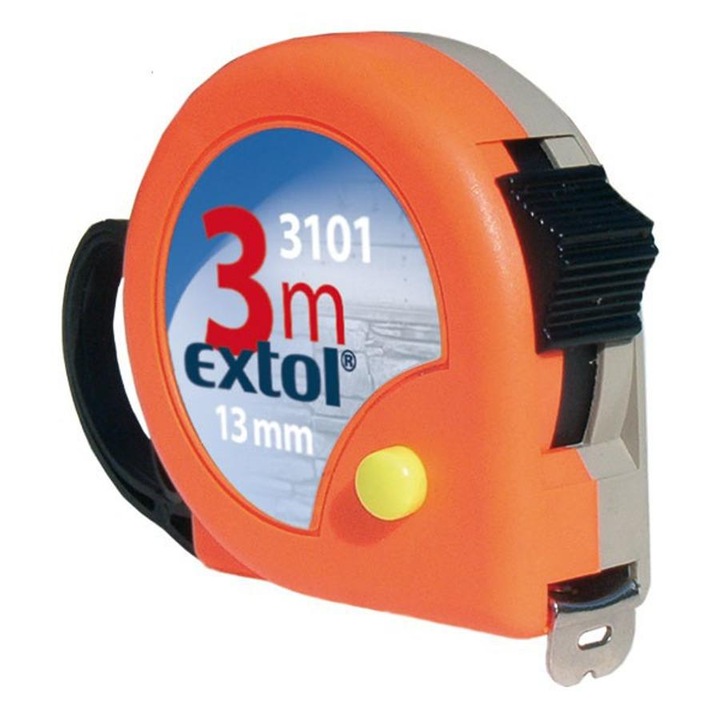 Extol mérőszalag 2 m 2 stoppos