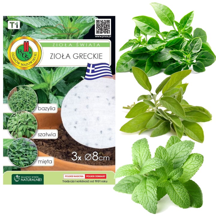 Seminte plante aromatice, PNOS, Busuioc/Slavie/Menta, 5 g