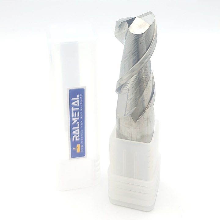 Freza din ALUMINIU VHM cu 2 lame 12 x 30 x 100 45 HRC