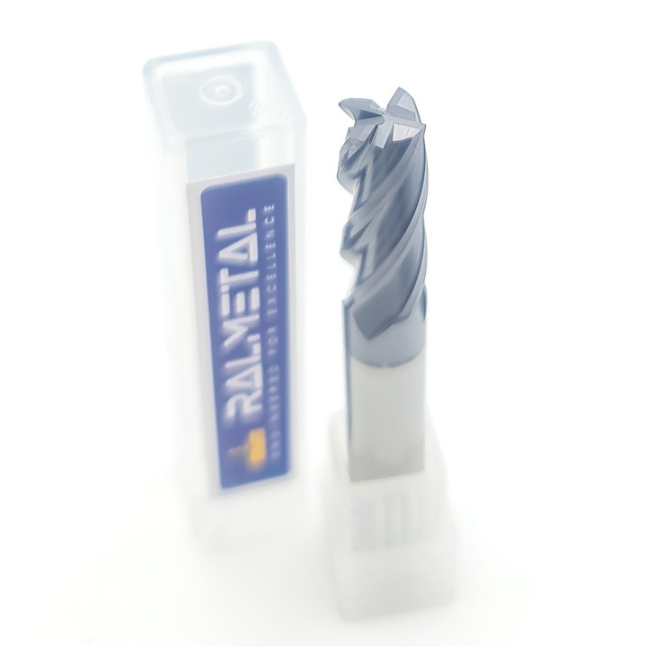 Freza, Ralmetal, Carbura, 6mm, Argintiu