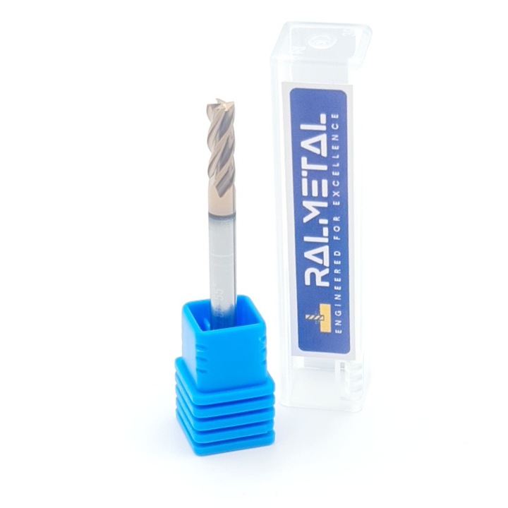 Freza, Ralmetal, Carbura, 3 x 8 mm, Argintiu