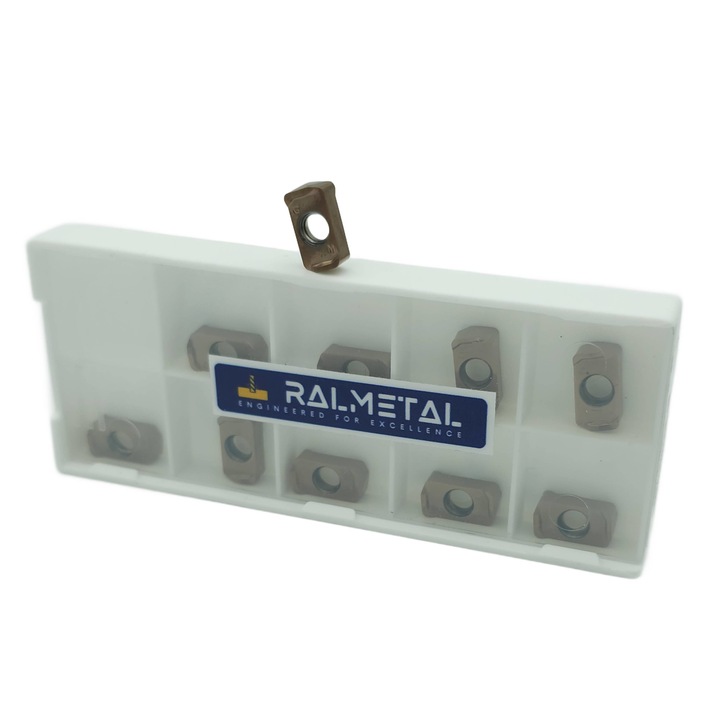 Set de 10 insertii indexabile, Ralmetal, 6.2x11.9x3.96 mm