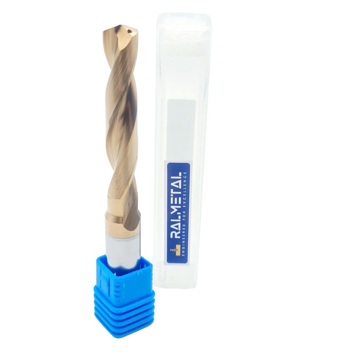 Burghiu din carbura solida, Ralmetal, 10.2 mm, Albastru