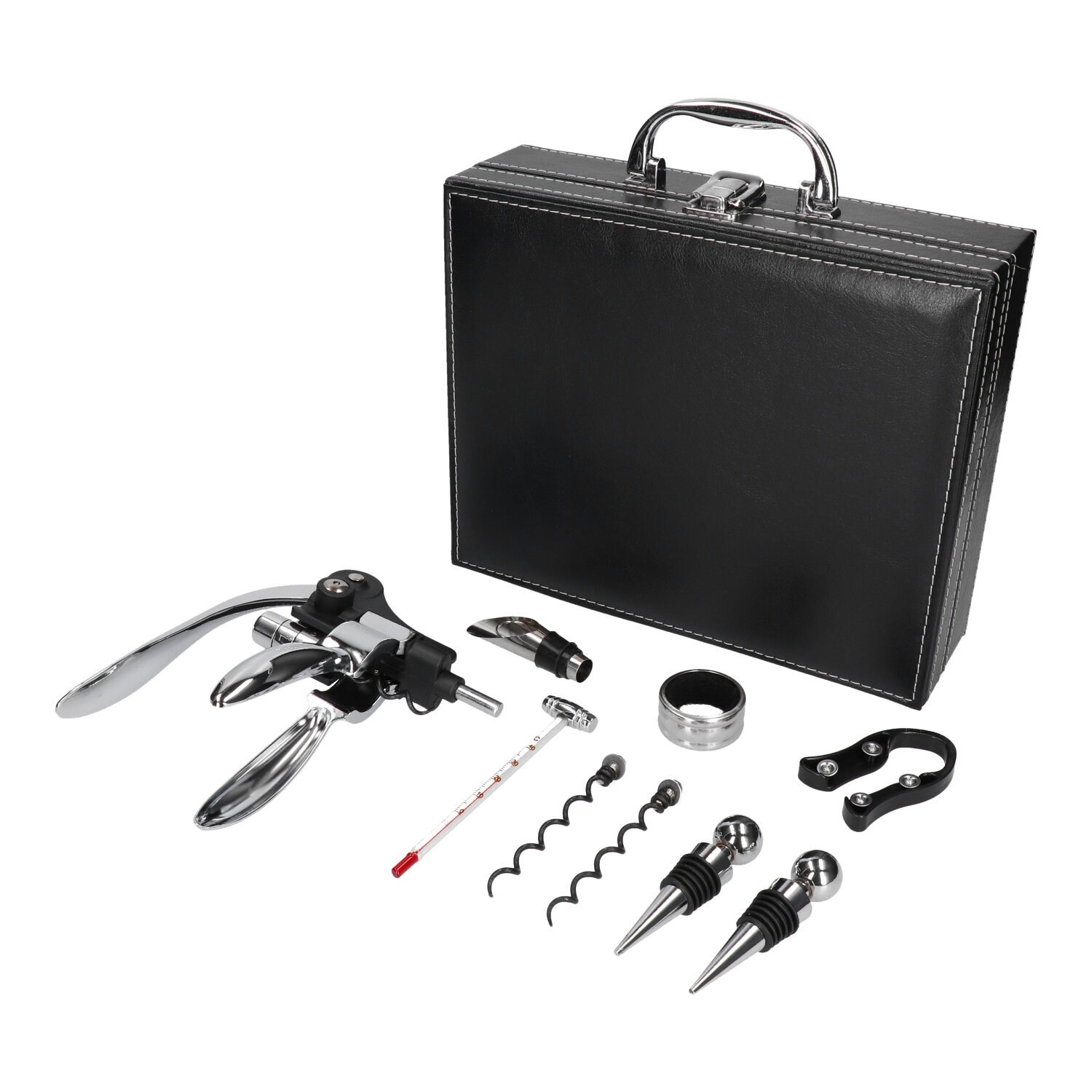 Set accesorii vin, Inox, 9 elemente - eMAG.ro