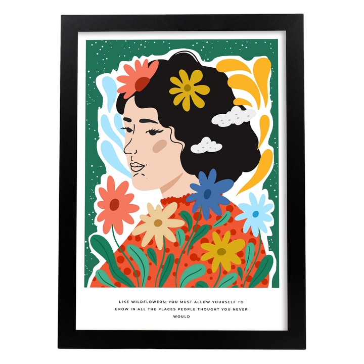 Tablou cu dama, Nacnic, A3, Multicolor