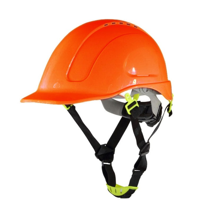 Каска MORION HELM с вентилация и регулируем бутон Procera Orange
