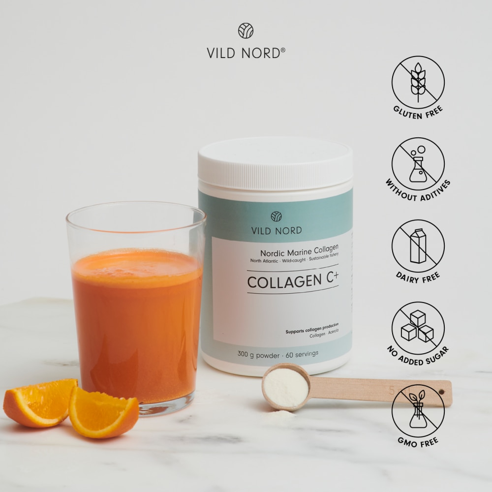 Colagen hidrolizat de Tip 1, Vild Nord, COLAGEN C+, cu acerola, pentru ...