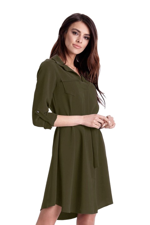 Ivon Női Octavia khaki ruha, Zöld, 34