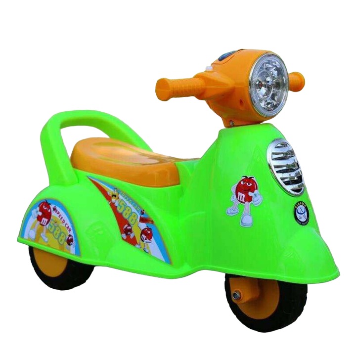 Motocicleta Mixbo Pentru Copii Mini m&m Fara Pedale Verde