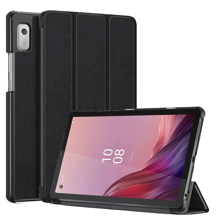 Lenovo Tab M9 tok, Techsuit, FoldPro, fekete