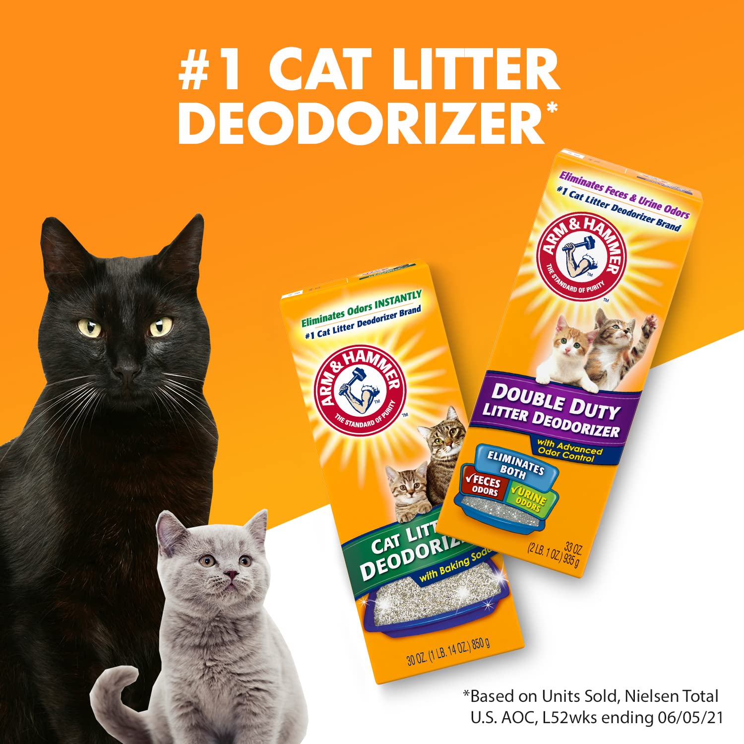 Odorizant pentru Litiera, Arm & Hammer, Cat Litter, Eliminarea