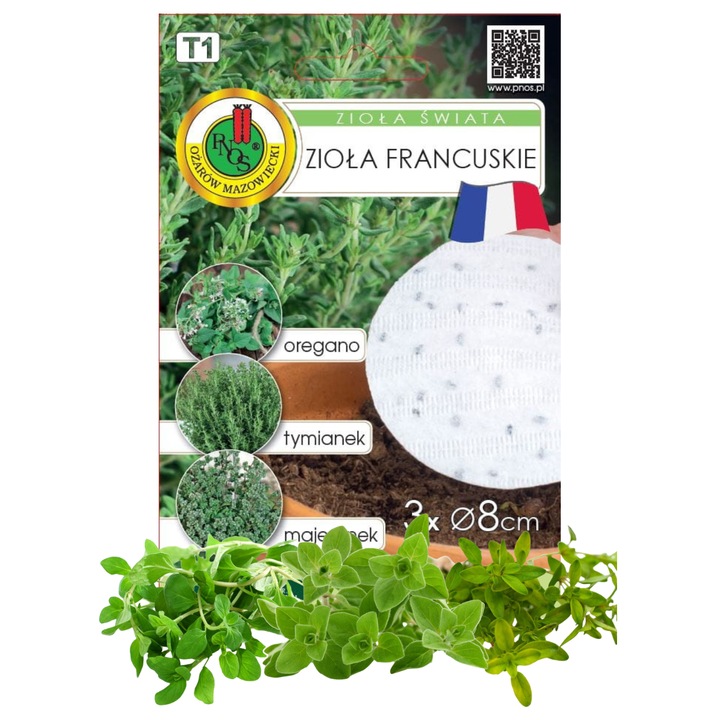 Set Seminte De Oregano, Cimbru Si Maghiran, PNOS, Plante Aromatice Pentru Bucatarie, Mix De Condimente Naturale, Diametru Disc: 8 cm, 3 Bucati Incluse, Ideal Pentru Ghivece Si Gradina, Cultivare Usoara La Tine Acasa