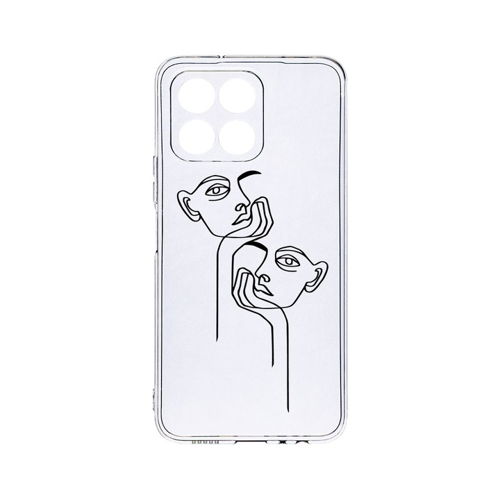 BestCase 2MM Clear Szilikon telefontok, Honor X6a, Boring, Kamera védelem, strapabíró, T 737