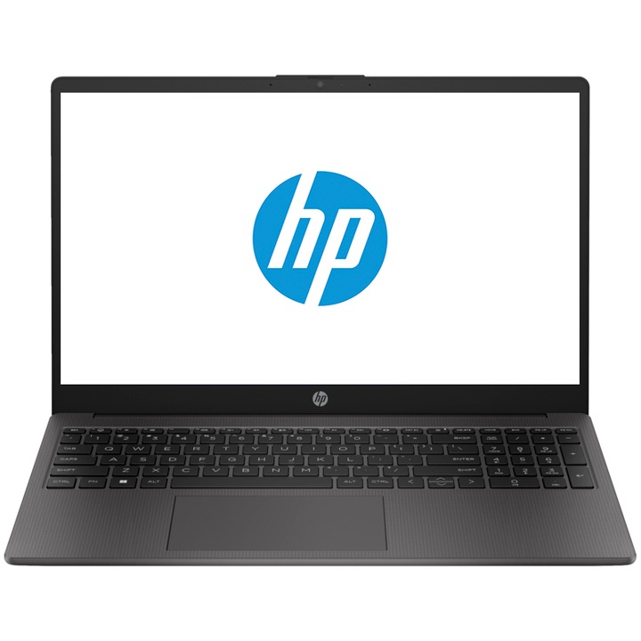Laptop HP 250 G10, cu procesor Intel® Core™ i7-1355U pana la 5.0 GHz, 15.6", Full HD, 16GB DDR4, 512GB SSD, Intel® Iris® Xᵉ Graphics, Windows 11 Pro, Dark ash silver