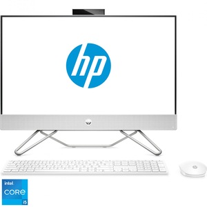 Sistem All-in-One HP ProOne 240 G9 23.8 inch Non-Touch FHD (1920x1080) cu procesor Intel Core i5-1235U 10 Core, Intel Iris Xe Graphics, RAM 8GB DDR4 3200MHz, SSD 512GB White Free DOS