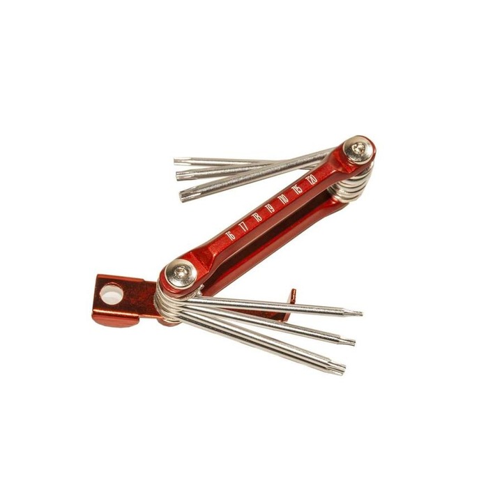 Genius külső torx csavarhúzó készlet összecsukható 7 db