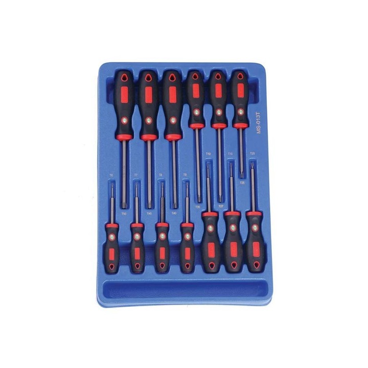 Genius csavarhúzó készlet torx T6-T50 13 db-os