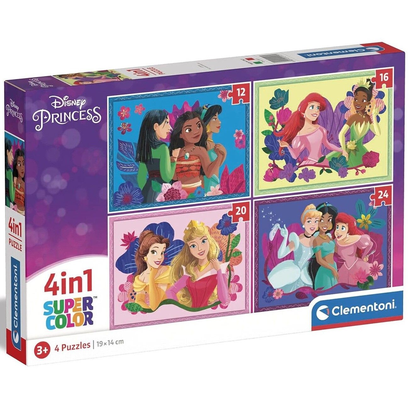Puzzle Clementoni 4 in 1 - Printesele Disney - eMAG.ro