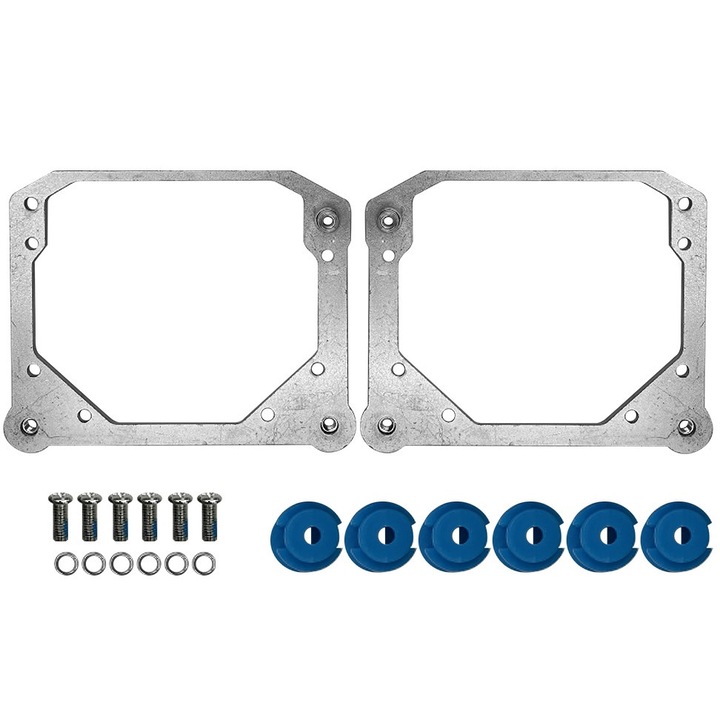 Set 2 rame adaptoare pentru inlocuirea lupelor la Skoda Octavia 2 2007-2009 - HPB-003