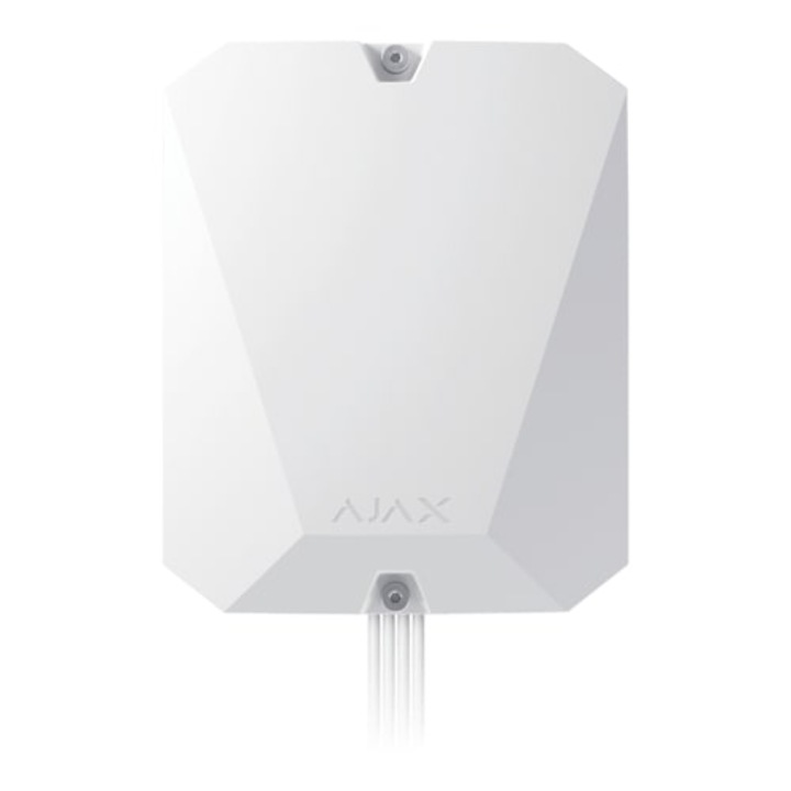 Centrala alarma AJAX Hub Hybrid Fibra, alb, SIM 2G, Ethernet