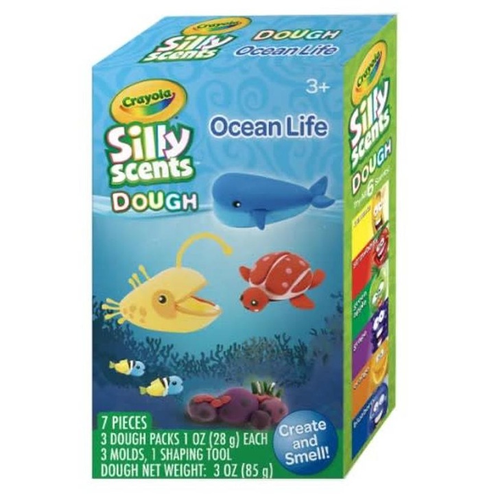 Mini set activitati cu plastilina si forme Silly Ocean life, CRYA1-2596-2199
