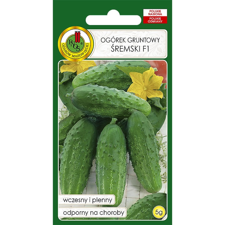 Seminte castravete, Pnos, Organic, 5g
