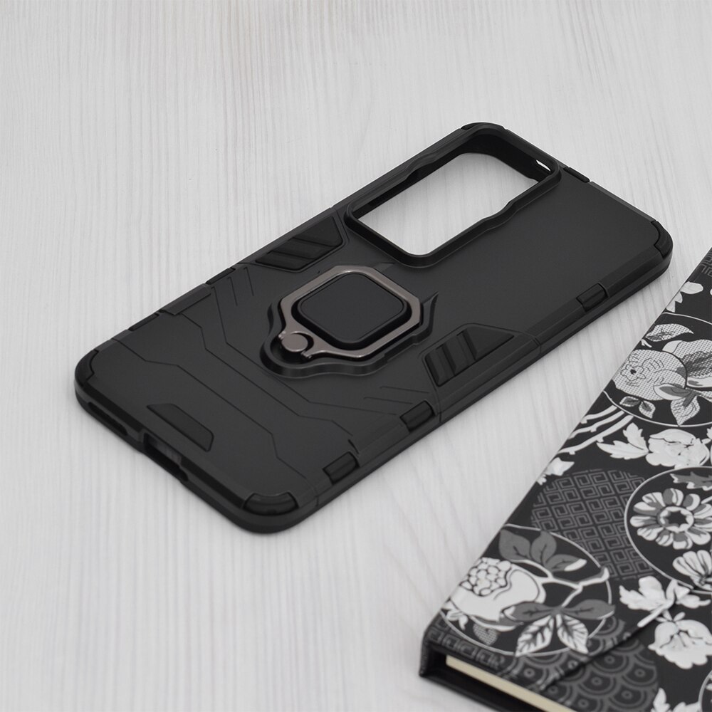 Husa Comando Armor Ring Compatibila Cu Huawei P60 P60 Pro Tactical