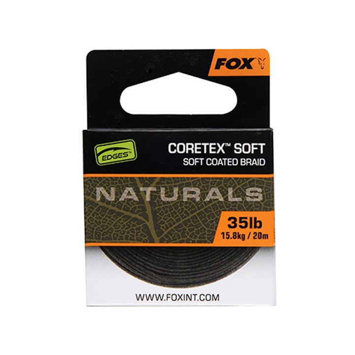 Textilszál Fox Edges Naturals Coretex Soft 20m/15.8kg/35lb